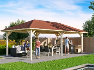 Pavillon Orleans 2, Leimholz, natur