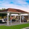 Pavillon Orleans 2, Leimholz, weiss
