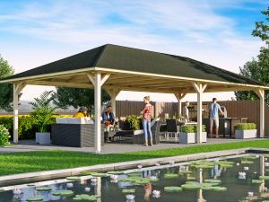 Pavillon Orleans 4, Leimholz, natur