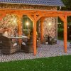 Terrassenüberdachung Siena 434 x 250 cm, Leimholz, eiche hell Terrassenüberdachung Siena 434 x 250 cm, Leimholz, eiche hell