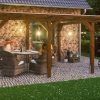 Terrassenüberdachung Siena 434 x 250 cm, Leimholz, nussbaum Terrassenüberdachung Siena 434 x 250 cm, Leimholz, nussbaum