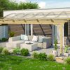 Terrassenüberdachung Verona 648 x 289 cm, Leimholz, natur