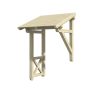 Vordach Potsdam Typ 3, 176 x 156 cm, natur
