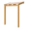 Vordach Prerow, 203 x 128 cm, eiche hell Vordach Prerow, 203 x 128 cm, eiche hell