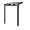 Vordach Prerow, 203 x 128 cm, schiefergrau Vordach Prerow, 203 x 128 cm, schiefergrau