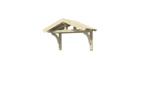 Vordach Stettin Typ 1, 180 x 80 cm, natur