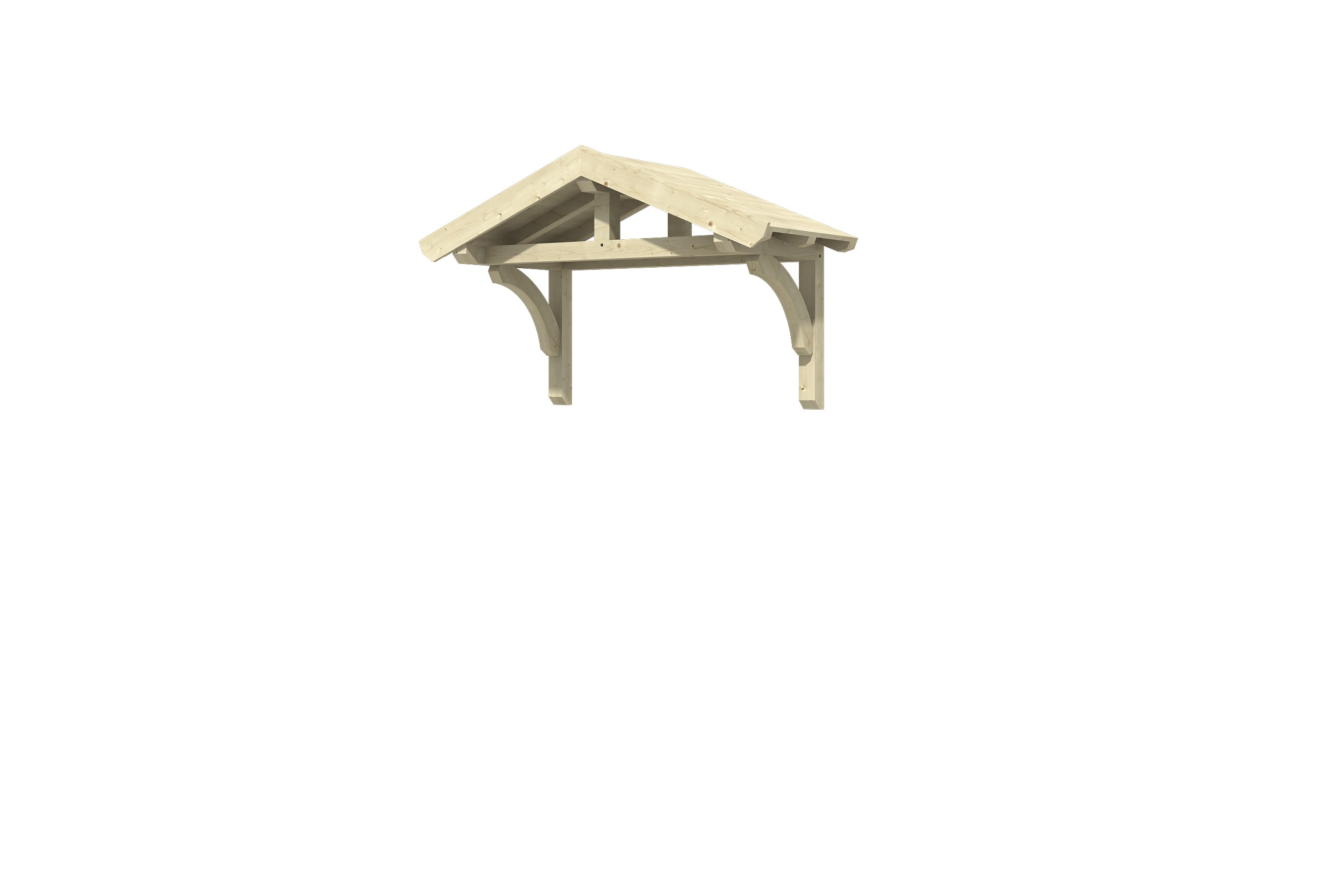 Vordach Stettin Typ 1, 180 x 80 cm, natur Vordach Stettin Typ 1, 180 x 80 cm, natur