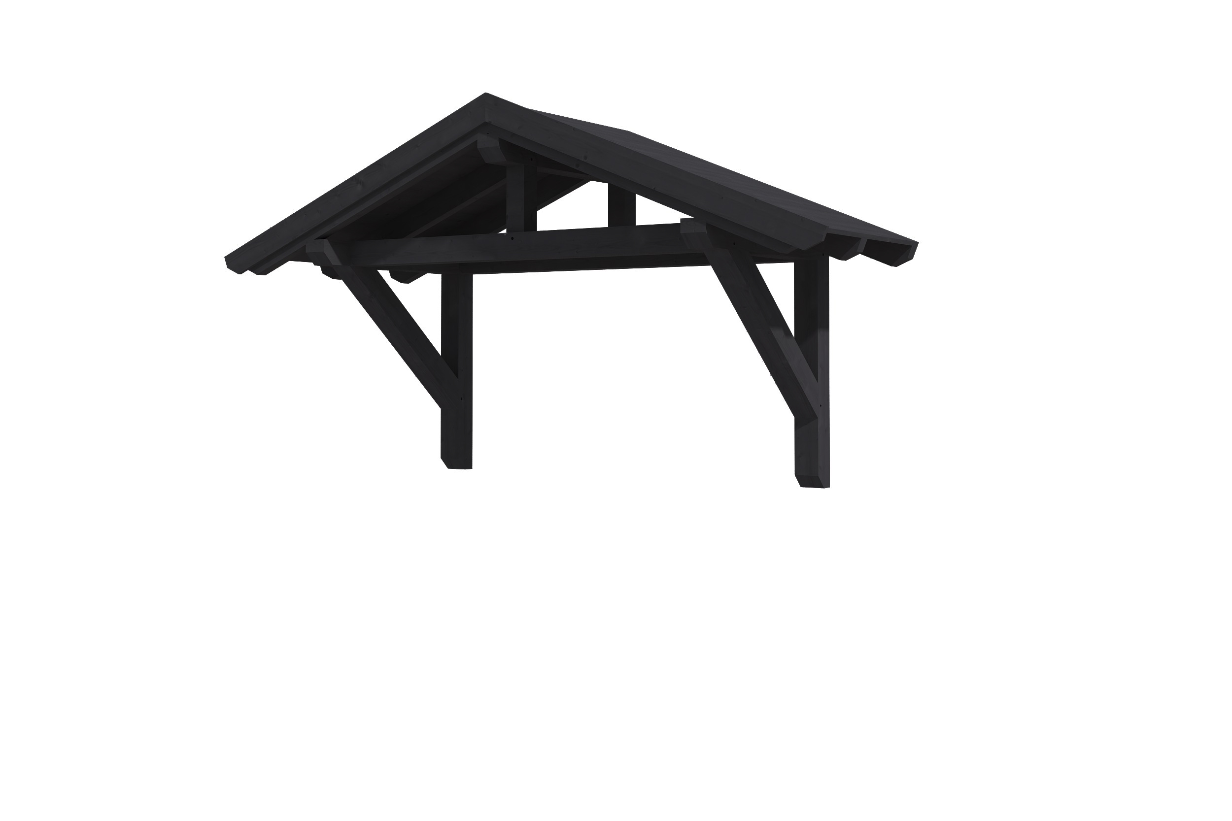 Vordach Stralsund Typ 1, 289 x 116 cm, anthrazit
