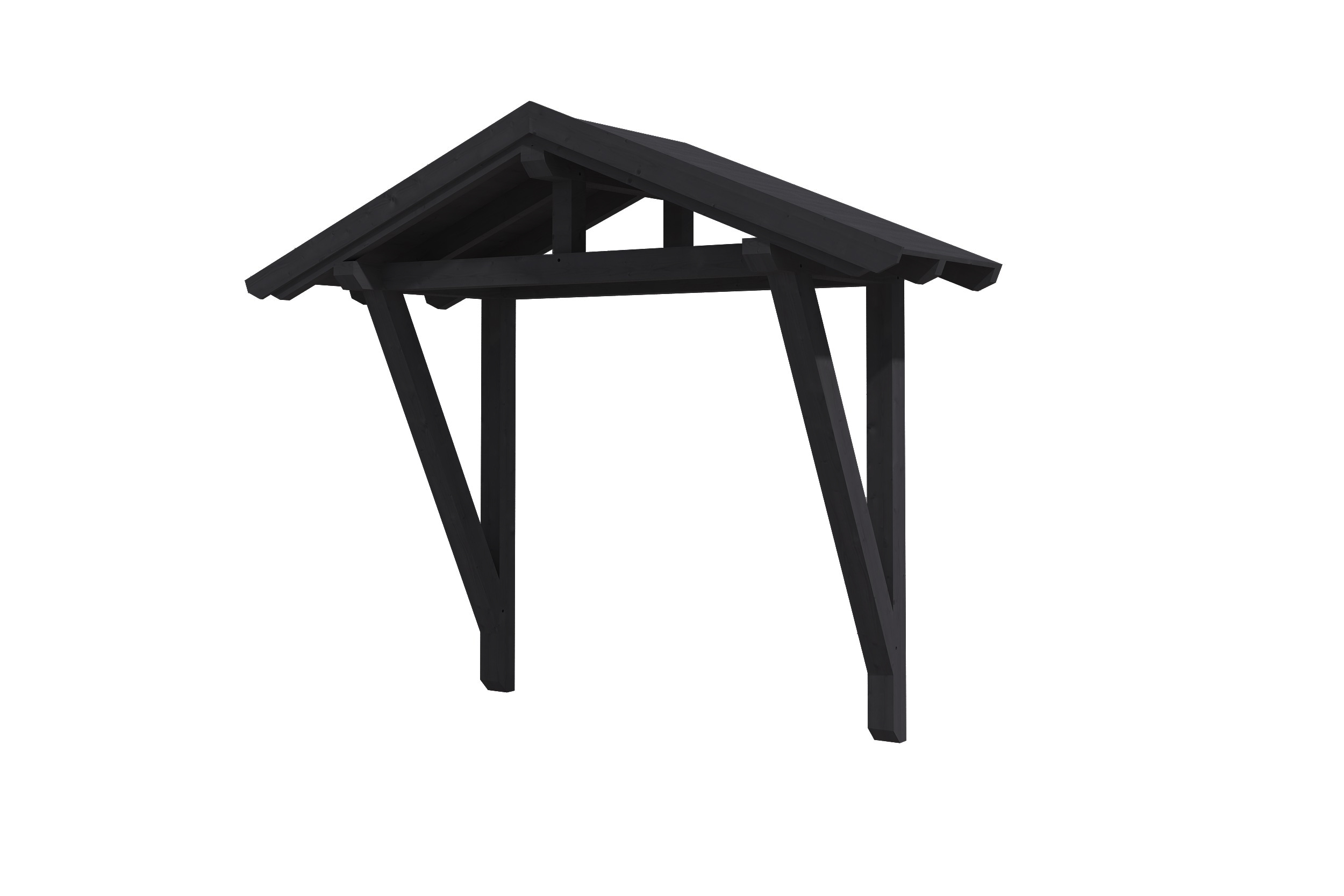 Vordach Stralsund Typ 2, 289 x 116 cm, anthrazit