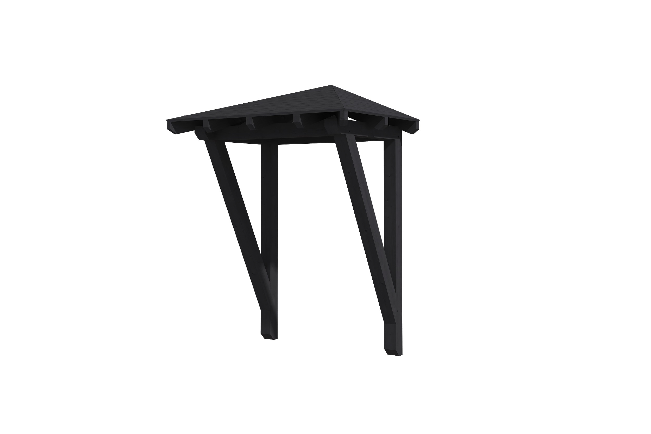 Vordach Wesel Typ 2, 188 x 126 cm, anthrazit Vordach Wesel Typ 2, 188 x 126 cm, anthrazit