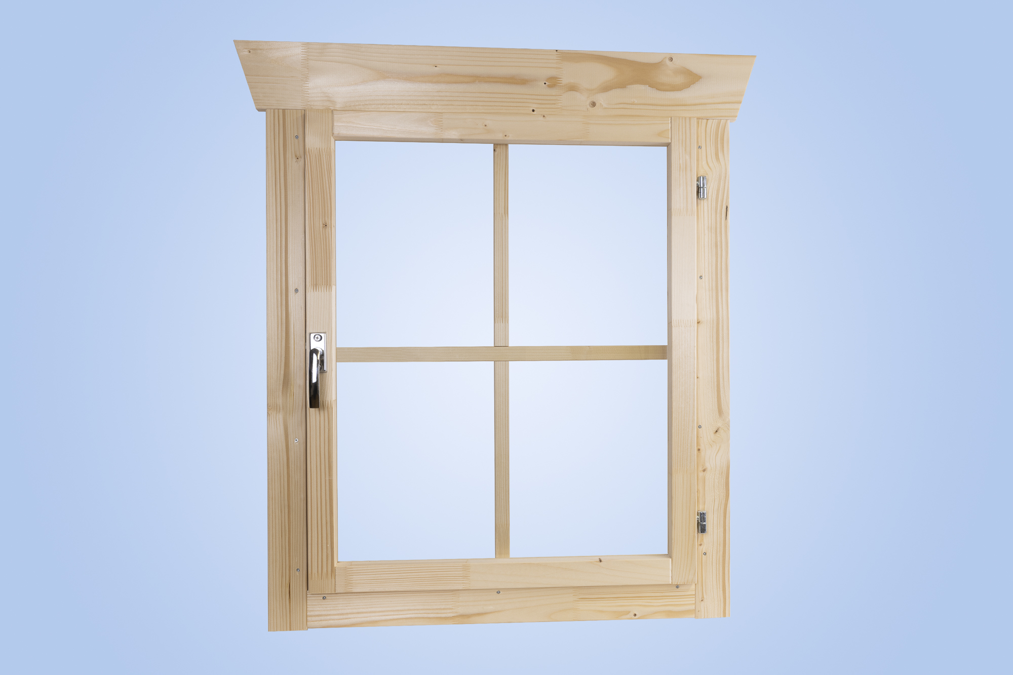 Einzelfenster BxH 57,5 x 70,5 cm, Anschlag rechts für 28 mm Häuser