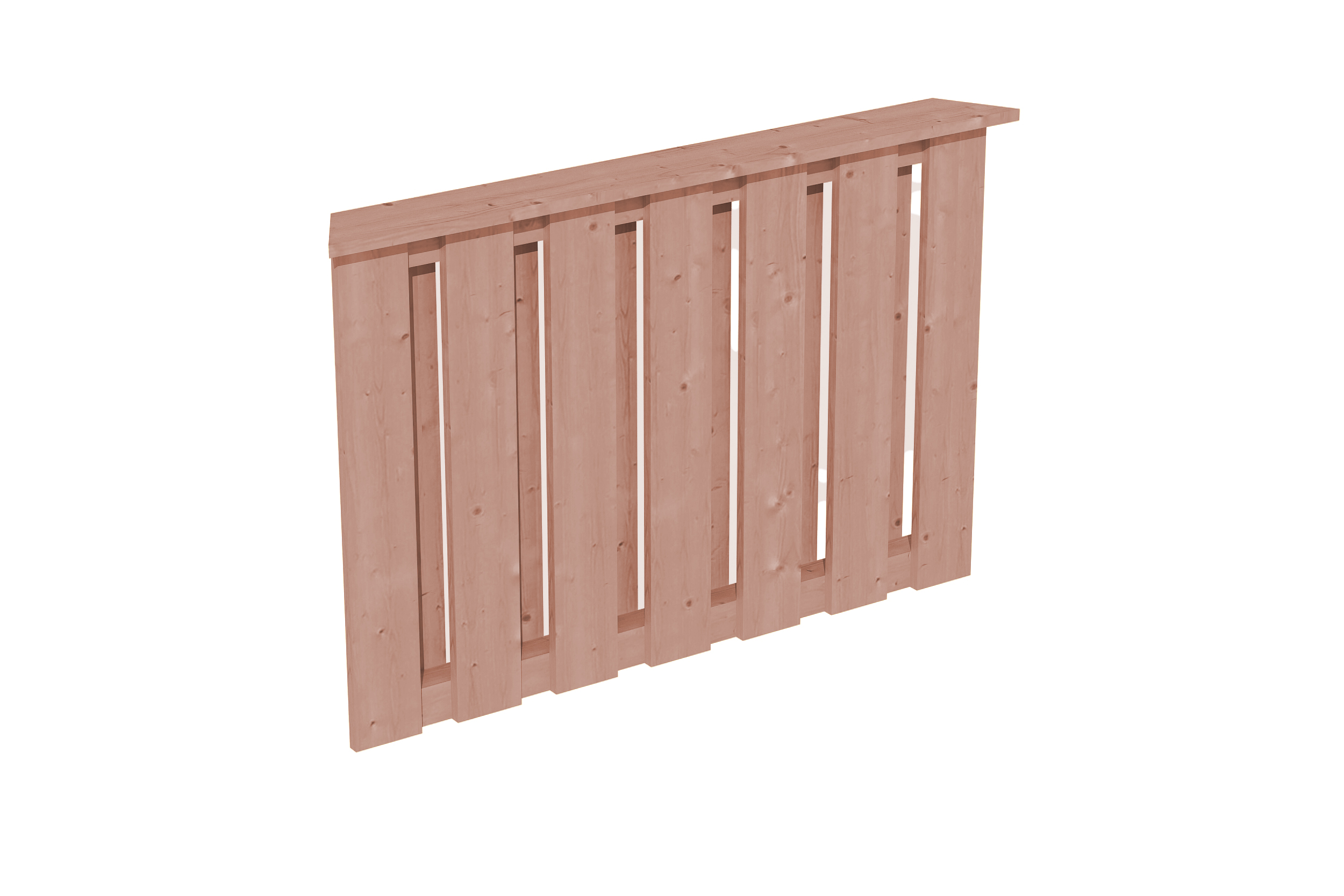 Brüstung Deckelschalung 120 x 84 cm, Douglasie, natur Brüstung Deckelschalung 120 x 84 cm, Douglasie, natur