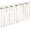 Brüstung Balkonschalung 150 x 96 cm, Fichte, weiß