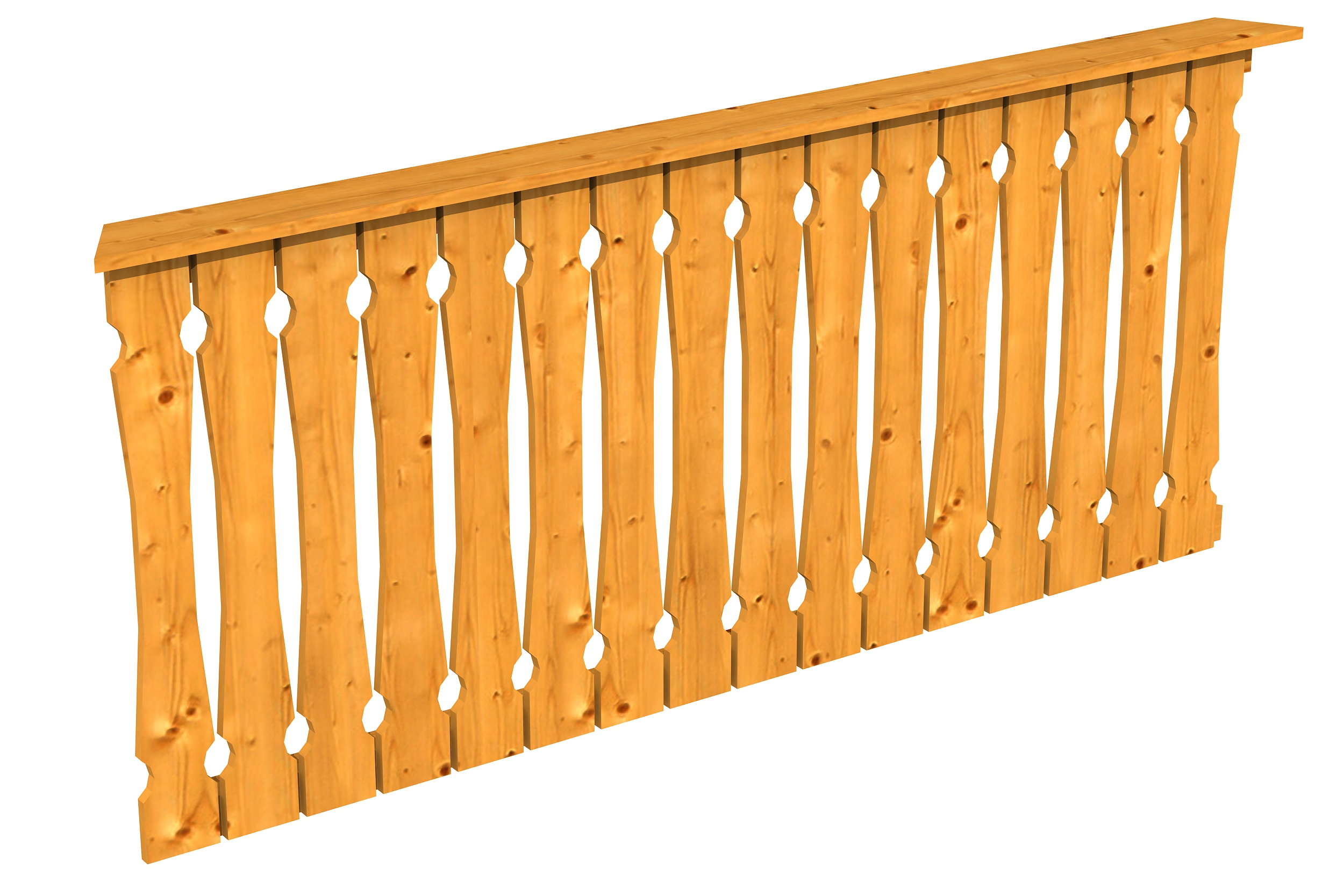 Brüstung Balkonschalung 180 x 96 cm, Fichte, eiche hell Brüstung Balkonschalung 180 x 96 cm, Fichte, eiche hell