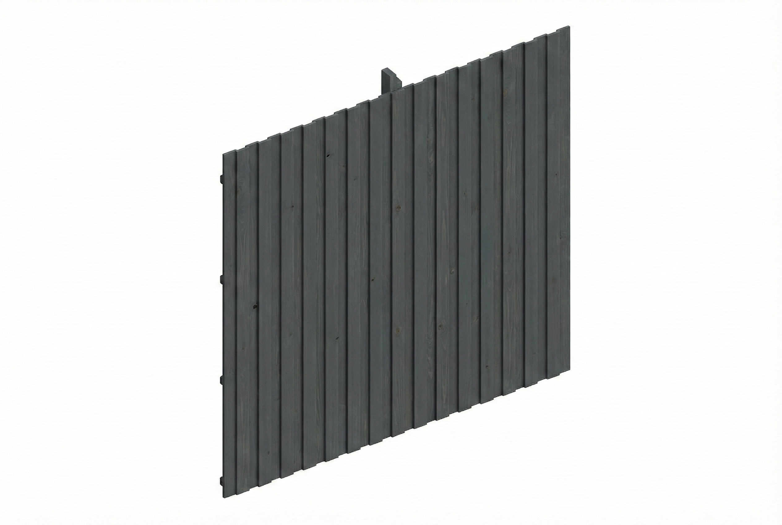 Rückwand Deckelschalung 362 x 330 cm, Fichte, schiefergrau Rückwand Deckelschalung 362 x 330 cm, Fichte, schiefergrau