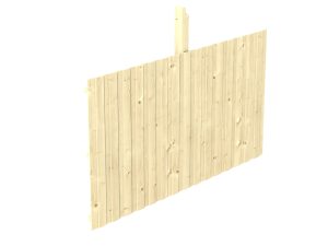 Rückwand Deckelschalung 352 x 180 cm, Fichte, natur