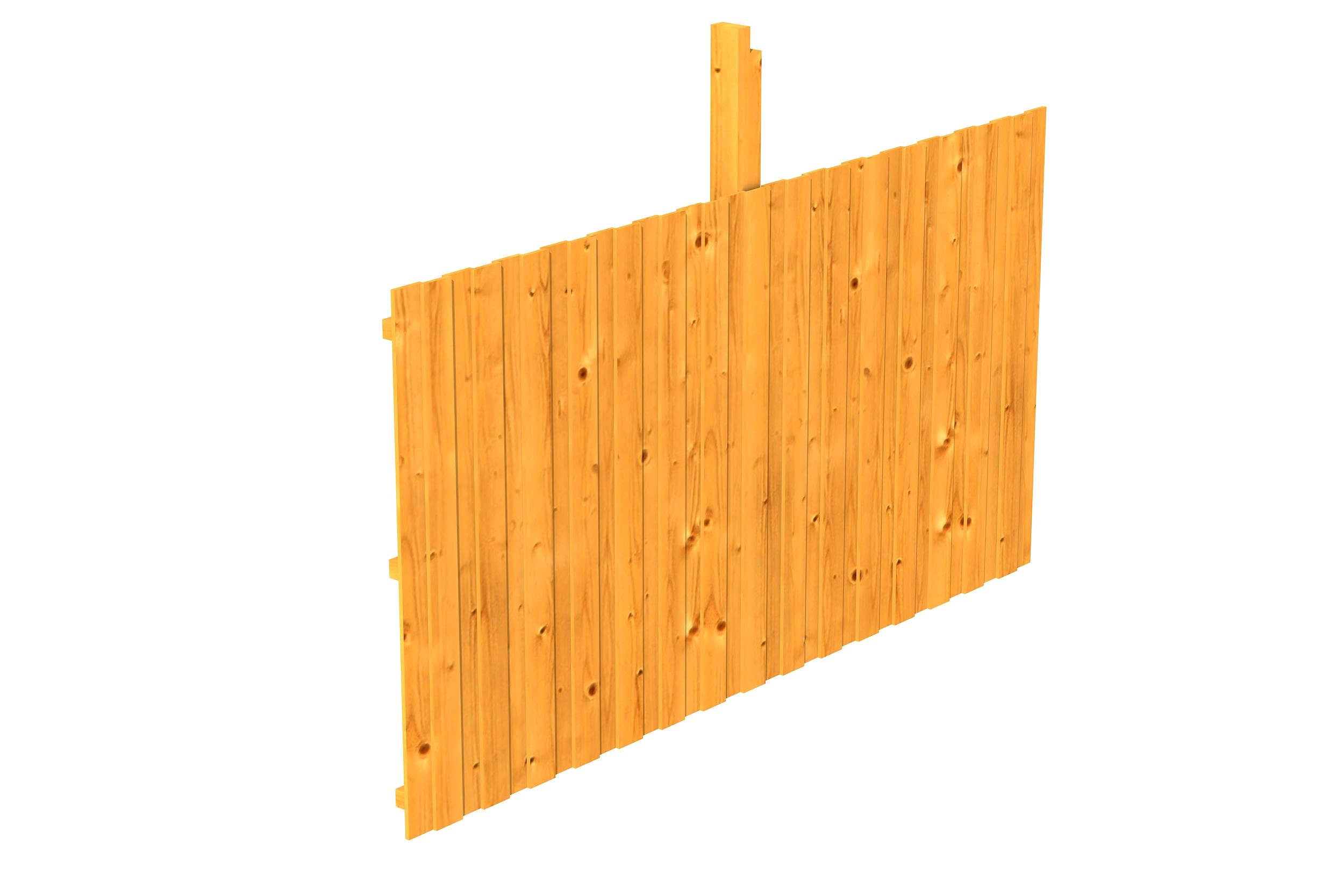 Rückwand Deckelschalung 352 x 180 cm, Fichte, eiche hell