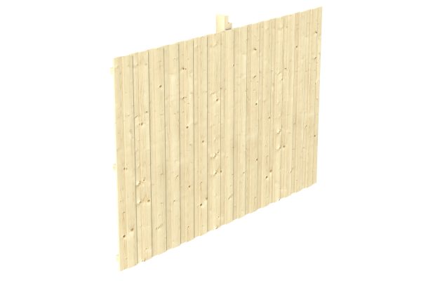 Rückwand Deckelschalung 352 x 220 cm, Fichte, natur