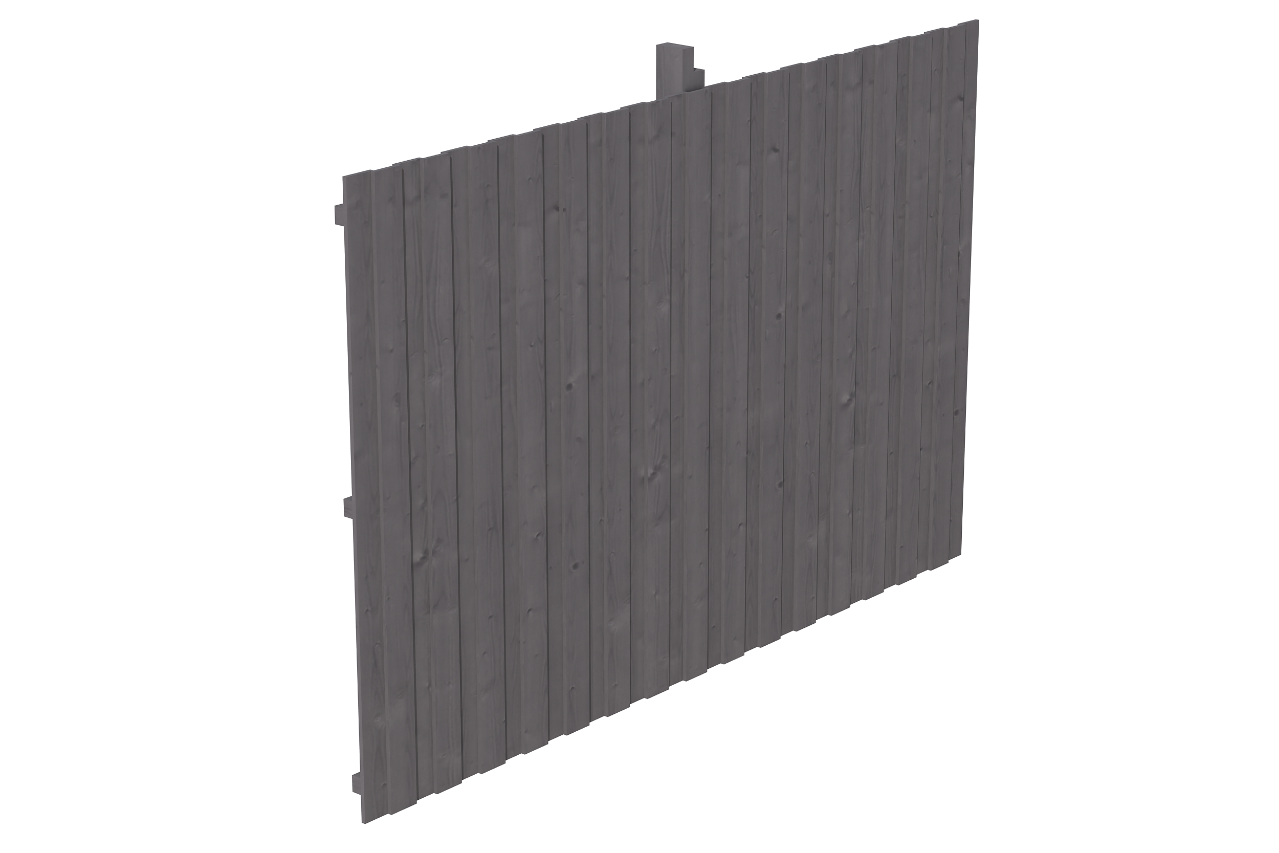 Rückwand Deckelschalung 352 x 220 cm, Fichte, schiefergrau