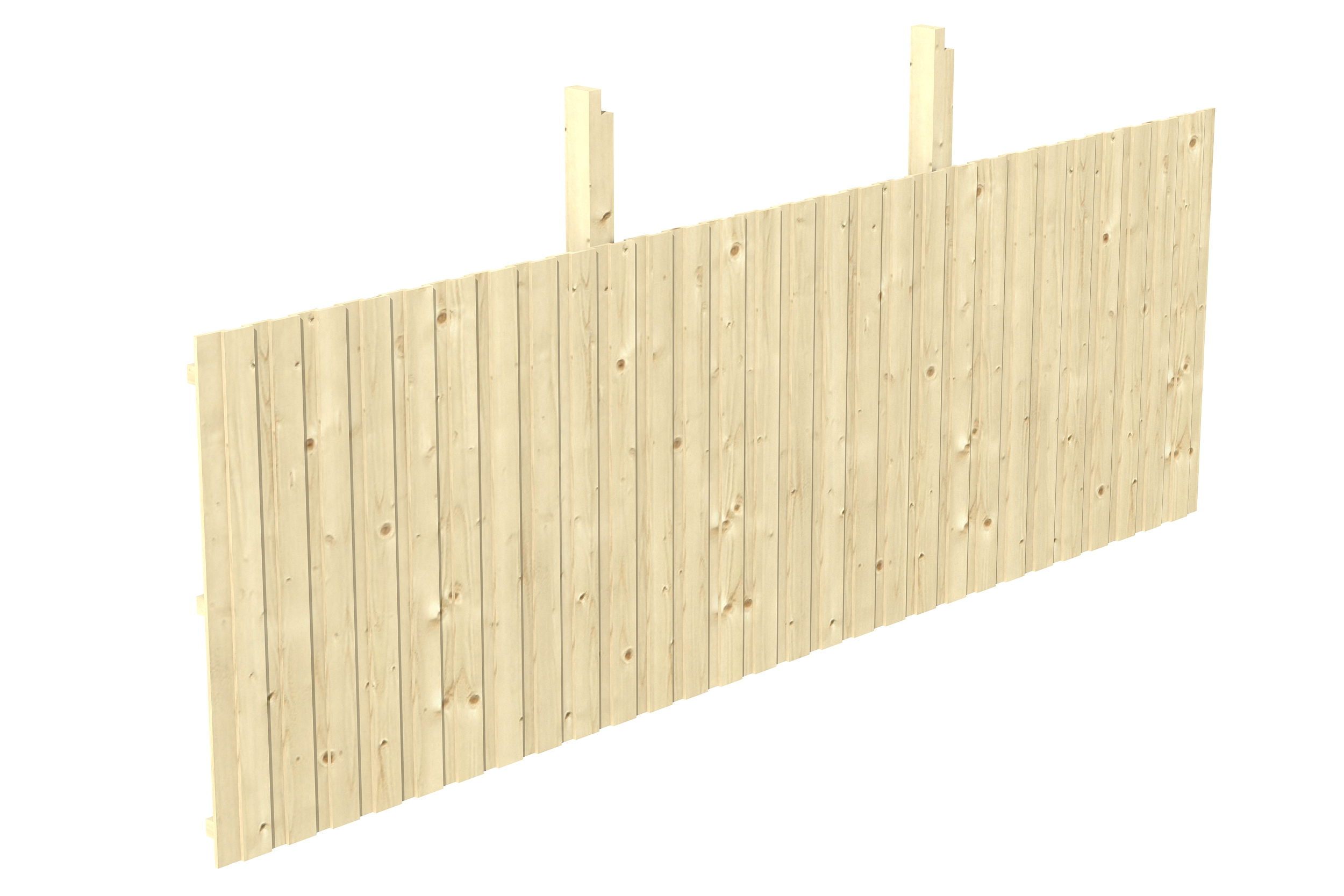 Rückwand Deckelschalung 550 x 180 cm, Fichte, natur Rückwand Deckelschalung 550 x 180 cm, Fichte, natur
