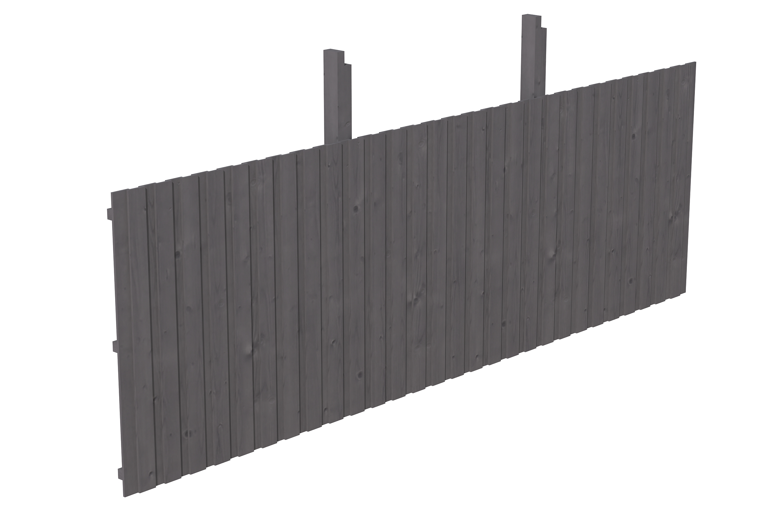 Rückwand Deckelschalung 550 x 180 cm, Fichte, schiefergrau Rückwand Deckelschalung 550 x 180 cm, Fichte, schiefergrau