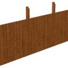 Rückwand Deckelschalung 550 x 180 cm, Fichte, nussbaum Rückwand Deckelschalung 550 x 180 cm, Fichte, nussbaum
