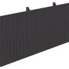Rückwand Deckelschalung 550 x 220 cm, Fichte, anthrazit