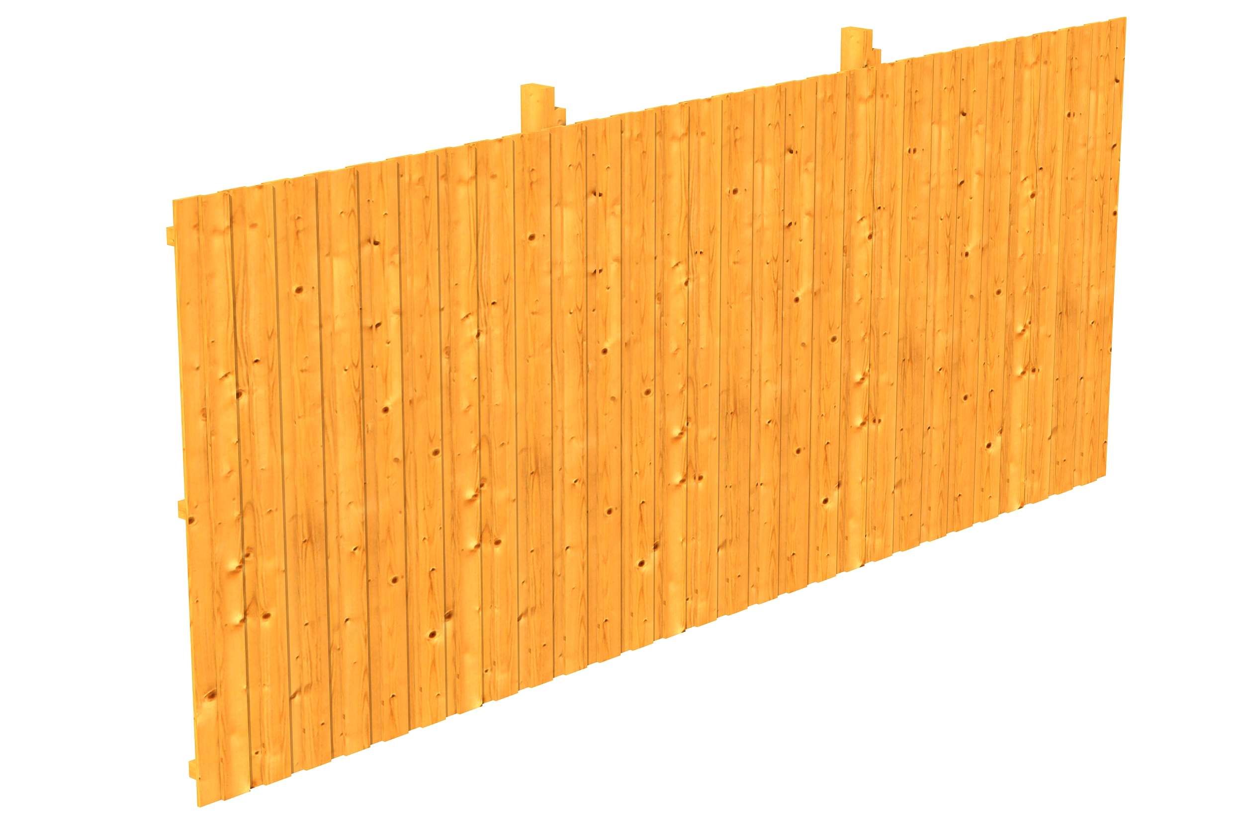 Rückwand Deckelschalung 550 x 220 cm, Fichte, eiche hell