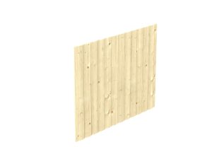 Seitenwand Deckelschalung 230 x 180 cm, Fichte, natur