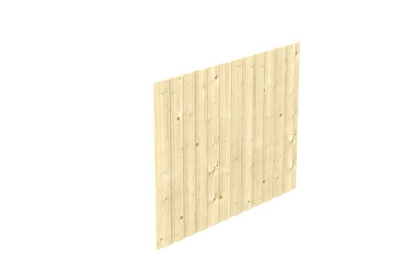 Seitenwand Deckelschalung 230 x 180 cm, Fichte, natur
