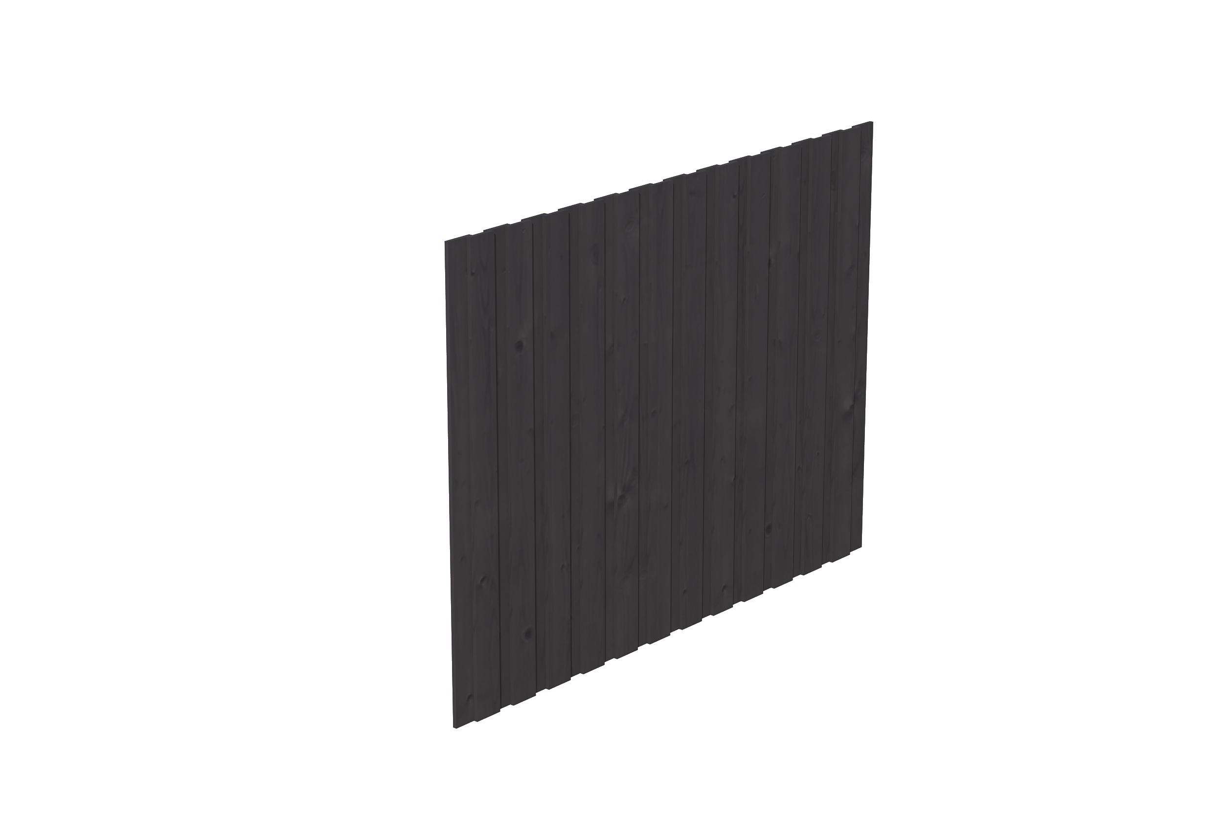 Seitenwand Deckelschalung 230 x 180 cm, Fichte, anthrazit