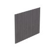 Seitenwand Deckelschalung 230 x 180 cm, Fichte, schiefergrau