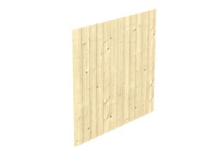 Seitenwand Deckelschalung 230 x 220 cm, Fichte, natur
