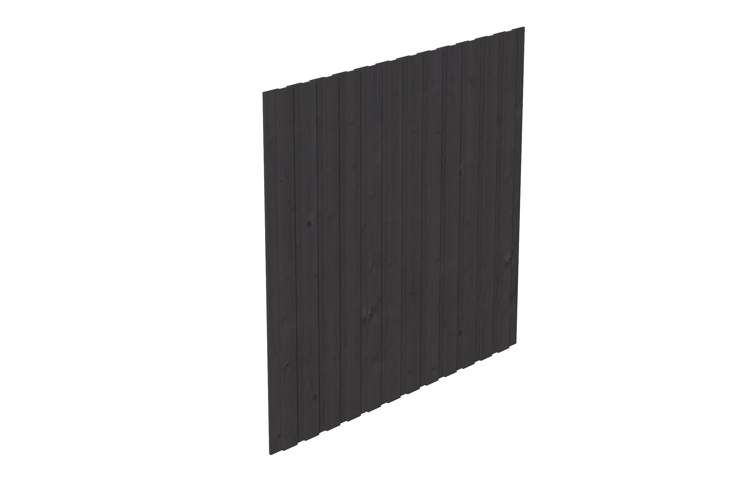 Seitenwand Deckelschalung 230 x 220 cm, Fichte, anthrazit