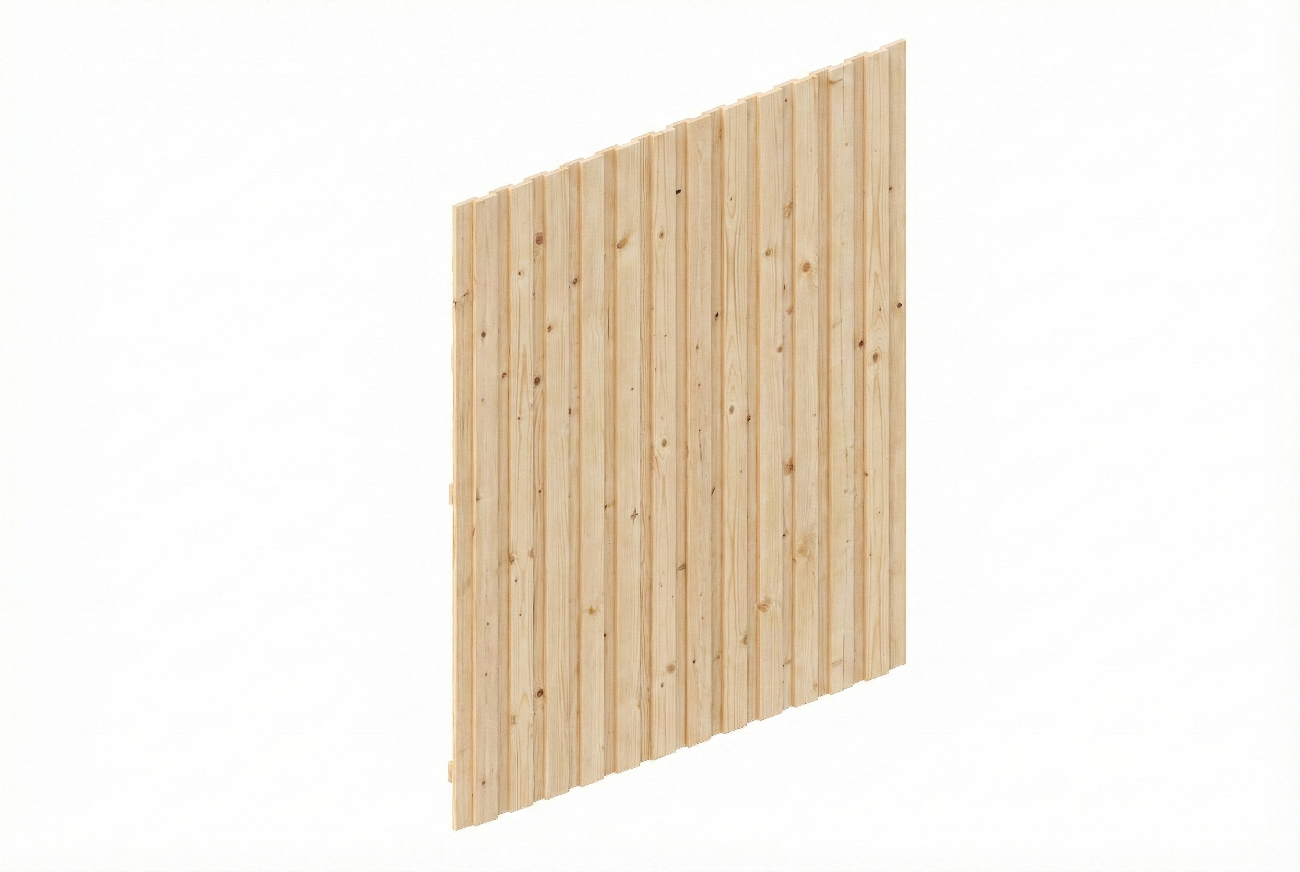Seitenwand Deckelschalung 230 x 330 cm, Fichte, natur Seitenwand Deckelschalung 230 x 330 cm, Fichte, natur