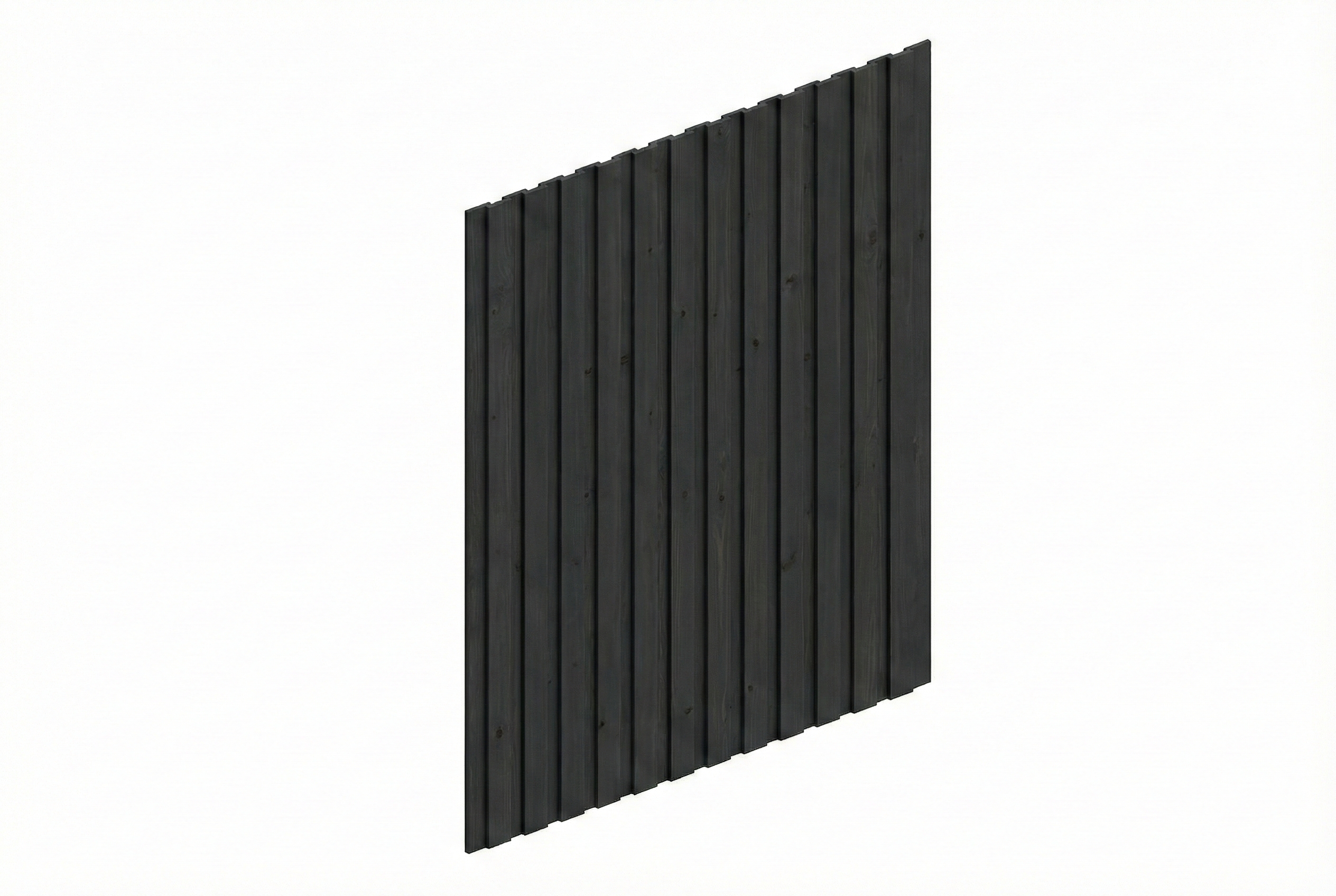 Seitenwand Deckelschalung 230 x 330 cm, Fichte, anthrazit Seitenwand Deckelschalung 230 x 330 cm, Fichte, anthrazit