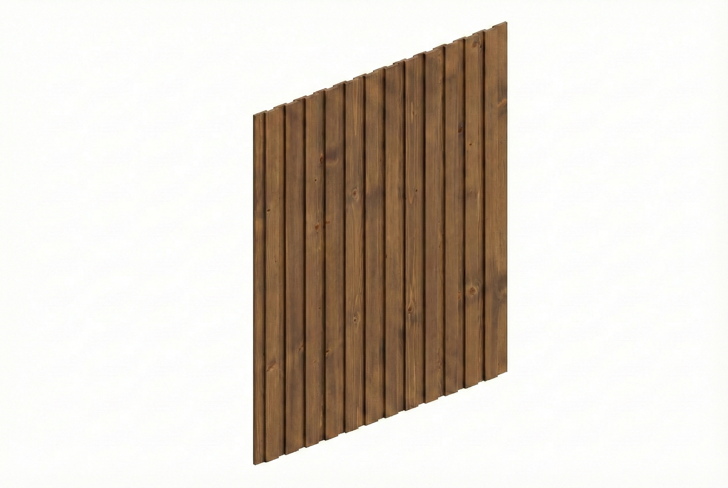 Seitenwand Deckelschalung 230 x 330 cm, Fichte, nussbaum Seitenwand Deckelschalung 230 x 330 cm, Fichte, nussbaum