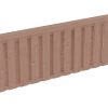 Brüstung Deckelschalung 220 x 84 cm, Douglasie, natur