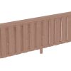 Brüstung Deckelschalung 270 x 84 cm, Douglasie, natur