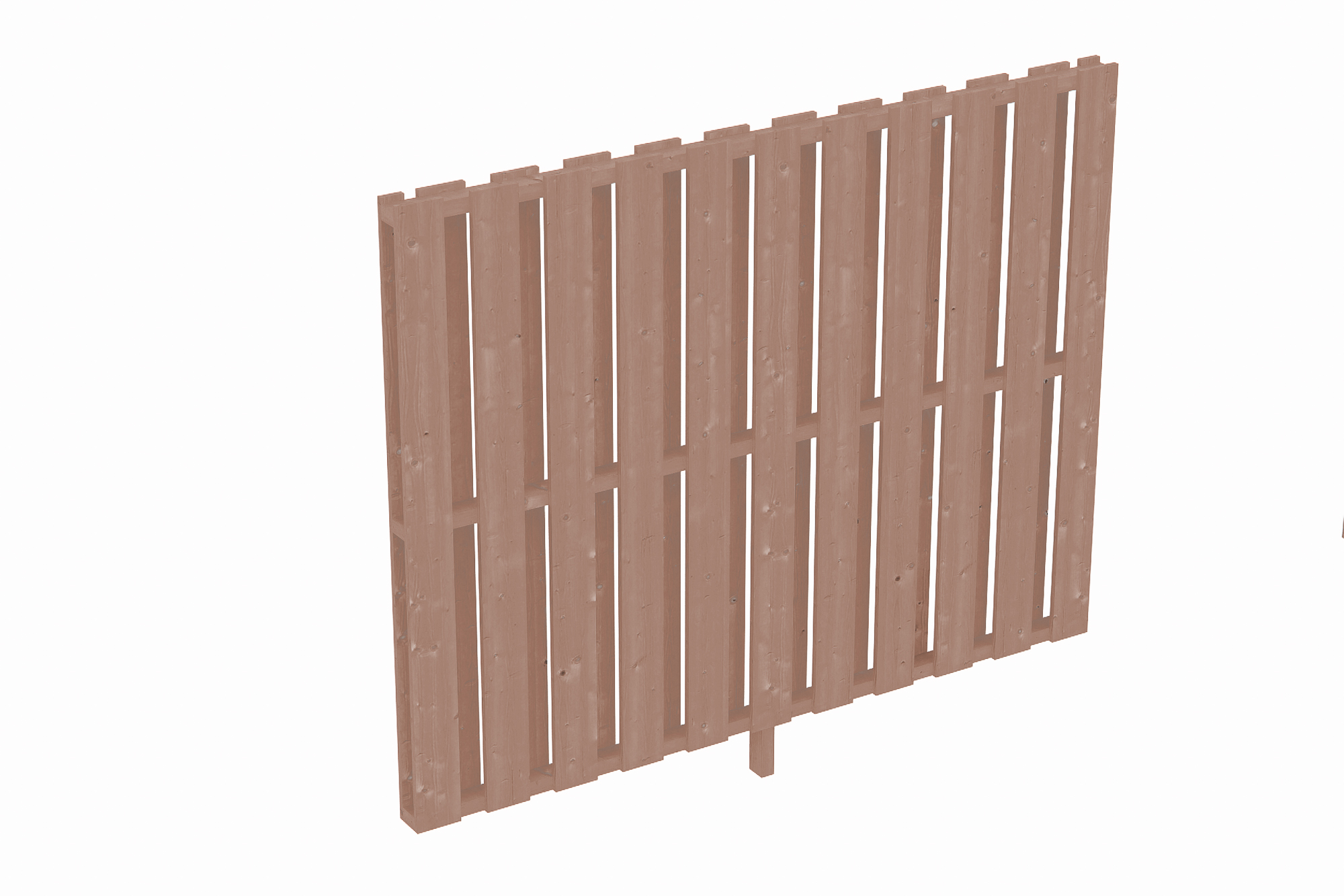 Seitenwand Deckelschalung 205 x 160 cm, Douglasie, natur