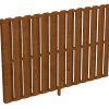 Seitenwand Deckelschalung 255 x 160 cm, Douglasie, nussbaum