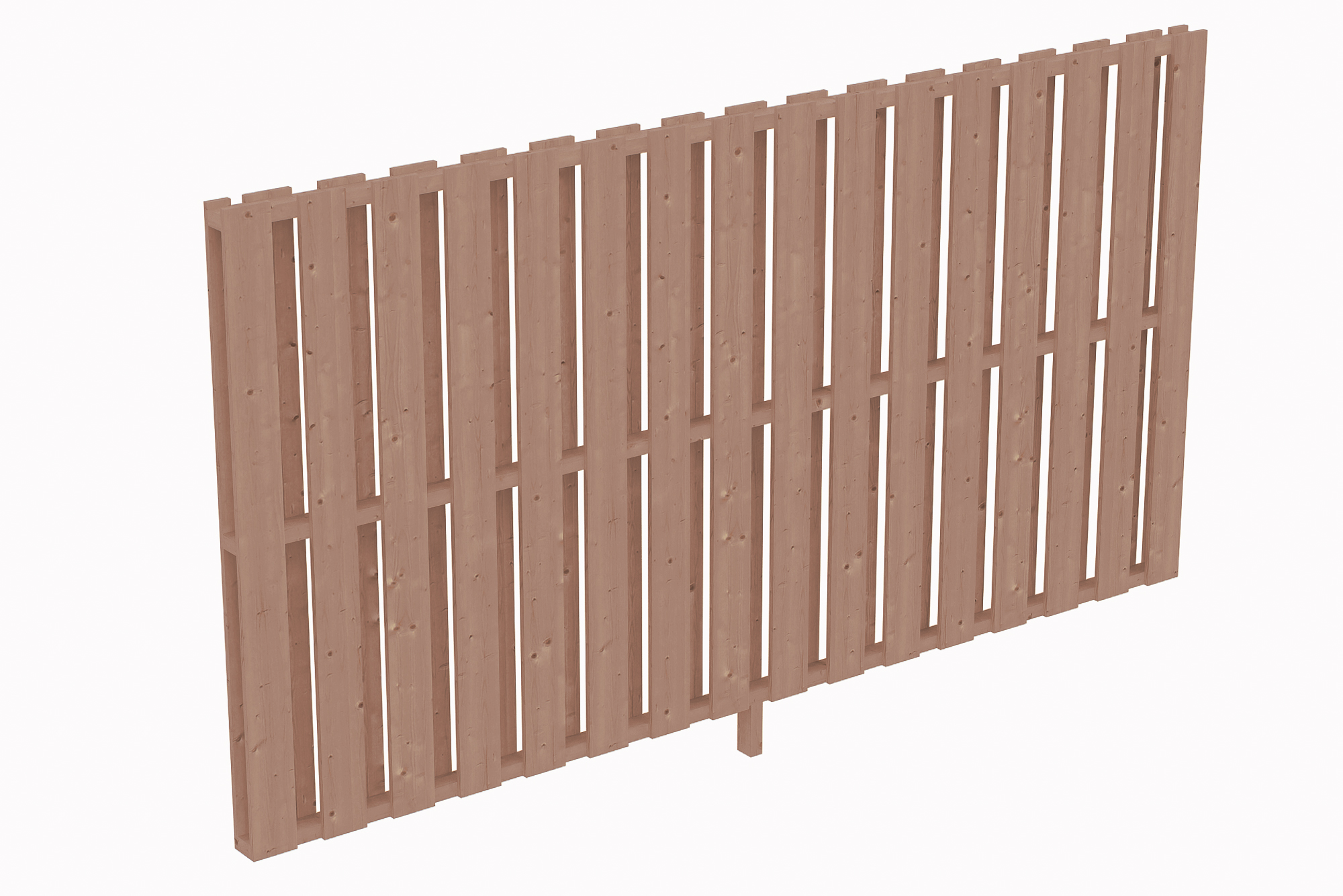 Seitenwand Deckelschalung 305 x 160 cm, Douglasie, natur