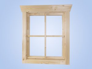 Einzelfenster BxH 57,5 x 70,5 cm, Anschlag links für 28 mm Häuser