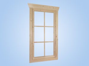 Einzelfenster BxH 57,5 x 123,5 cm, Anschlag rechts für 45 mm Häuser