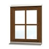 Einzelfenster Rahmenaußenmaß 69,1 x 82,1 cm nussbaum Einzelfenster Rahmenaußenmaß 69,1 x 82,1 cm nussbaum