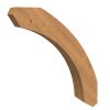 Rundes Kopfband 8 x 5,5 x 75 cm, nussbaum