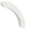 Rundes Kopfband 8 x 5,5 x 75 cm, weiß