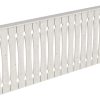 Brüstung Balkonschalung 220 x 96 cm, Fichte, weiß