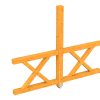 Seitenwand Andreaskreuz (FS) 243 x 210 cm, Fichte, eiche hell
