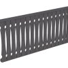 Brüstung Balkonschalung 205 x 96 cm, Fichte, schiefergrau
